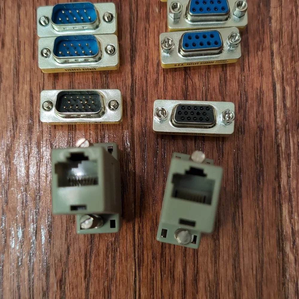 PC Connectors DB25 Female Male RS232 D-Sub 25 Pins